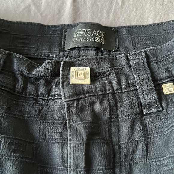 Versace Vintage Classic Logo Printed Pants - Picture 2 of 10